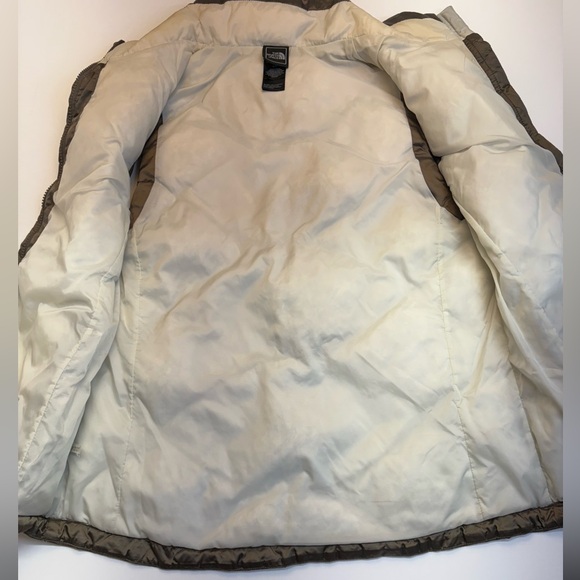 The North Face 550 Down Aconcagua Puffer Vest Womens L Brown Quilted - Picture 6 of 10